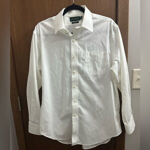 Ralph Lauren Men's Classic White Dress Shirt